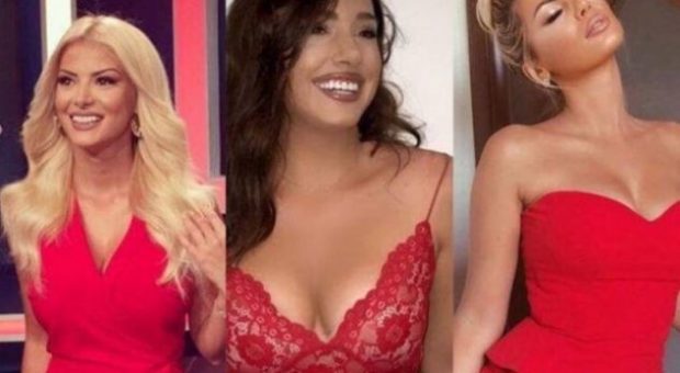 Vetëm me të kuqe, vajzat e njohura shqiptare ju japin ide si të dukeni seksi për Shën Valentin