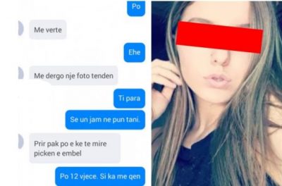 I riu nga Tirana del zbuluar, i kërkon seks “12-vjeçares” dhe ajo i bën… (FOTO)