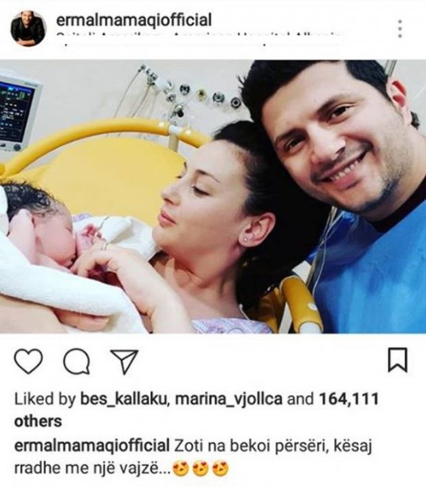 Vajza e Ermal Mamaqit ”Mbretëresha e re e Instagramit”, thyen rekord që ditën e parë të lindjes (FOTO)