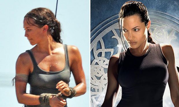 Ishin mësuar me Angelina Jolie/ Fansat kritikojnë aktoren e re me gjoks të vogël të “TOM RAIDER”