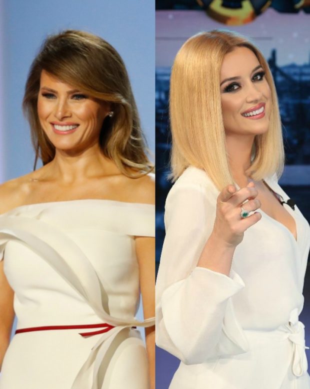 Alketa Vejsiu bën “xing” me Melania Trump: Ja veshja me çmimin marramendës