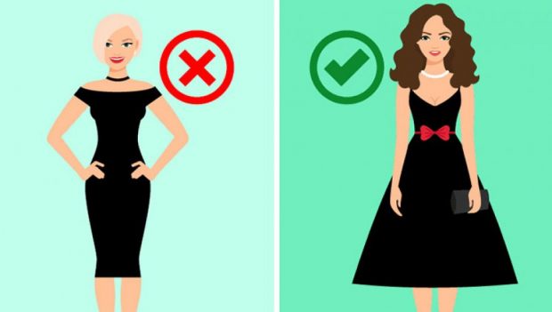 Gabimet që nuk duhet të bëni kur vishni fustan të zi