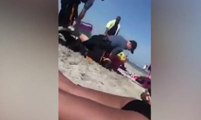 “KUR QEFI TË DEL NGA HUNDËT”/ Polici godet në kokë vajzën me bikini gjatë arrestimit (VIDEO)