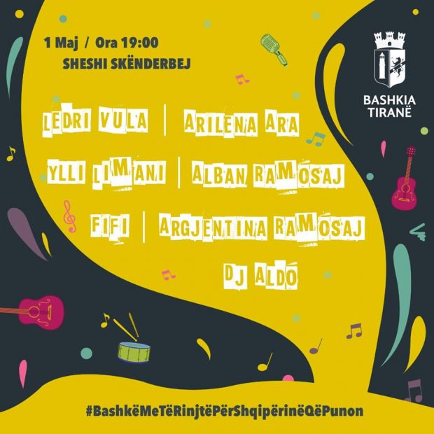 NXITONI/ Sot koncert në Sheshin “Skënderbej”, ja yjet e muzikës shqiptare që ngjiten në skenë