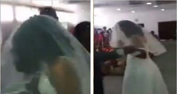 Dashnorja vesh fustanin e bardhë dhe shfaqet papritur në martesën e partnerit (VIDEO)