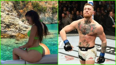 Kampioni Conor McGregor publikon FOTO, vajza seksi Rashel Kolaneci lë komentin që nuk pritej: Ti je…
