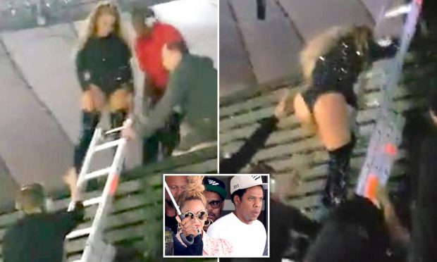 Incidenti epik në skenë! Beyonce mbetet e varur në shkallë derisa dikush e shpëtoi