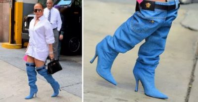 Jennifer Lopez veshi një palë çizme xhinsi dhe bota ktheu kokën (FOTO)