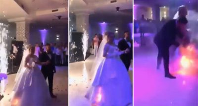 Nuses i merr flakë fustani/ Videoja e dasmës shqiptare bëhet virale