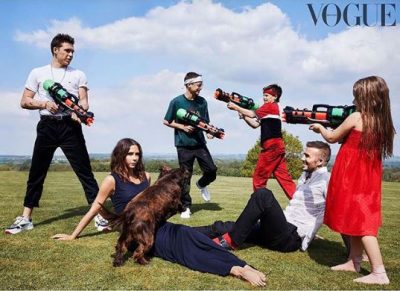 E gjithë familja Beckham në kopertinën e “Vogue”