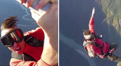 NDAHET NGA JETA REPERI/ Ra poshtë ndërsa xhironte klipin në krahun e aeroplanit (VIDEO)