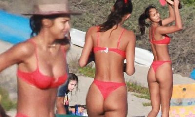“E TËRBOI PLAZHIN”/ Supermodelja tregon format me bikini në Malibu (FOTO)
