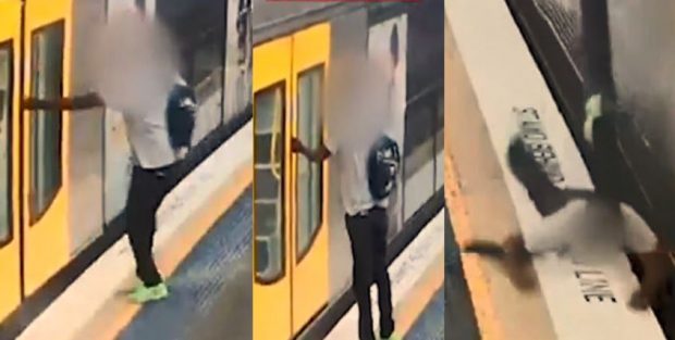 E TMERRSHME/ Dera e trenit i kap dorën duke e tërhequr zvarrë (VIDEO)