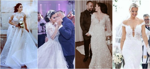 DASMAT PËRRALLORE TË 2018/ Shihni 10 vip-at shqiptar që u martuan këtë vit (FOTO)