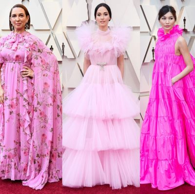 “ROZA MBRETËRORE”/ Tendenca që mbizotëroi në tapetin e kuq në “Oscar 2019” (FOTO)