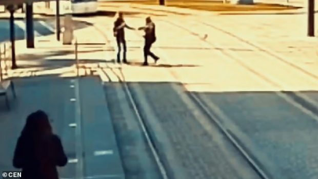 PAK SEKONDA LARG VDEKJES/ Polici hero shpëton gruan e verbër nga përplasja me trenin (VIDEO)