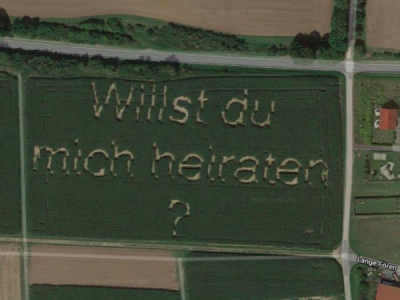 “DO TË MARTOHESH ME MUA?”/ Propozimi i veçantë në një fushë të mbjellë me grurë