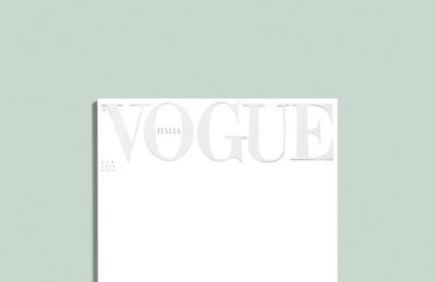 KUR GJITHÇKA ËSHTË MBYLLUR/ Kopertina e Vogue Italia për prillin është thjesht një faqe e bardhë