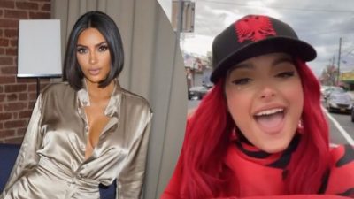 PUBLIKOI VIDEON KU TREGOI PREJARDHJEN SHQIPTARE/ Kim Kardashian shpërndan Bebe Rexhën në rrjetet sociale