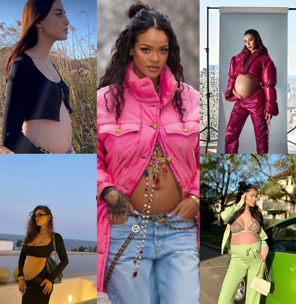 PRITJET E ËMBLA/ Kur vajzat shqiptare FRYMËZOHEN nga Rihanna për shfaqjen e barkut të rrumbullakosur