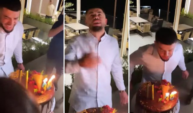 “NUSE-NUSE”/ Noizy thotë 2 dëshira para se të fryjë qirinjtë e tortës së ditëlindjes