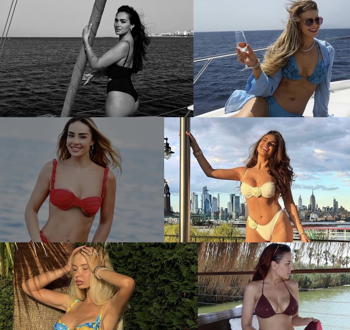 PROVOKUESE DHE TË BUKURA/ Ja vajzat e showbizzit që shijuan detin dhe “çmendën” rrjetin me fotot e “nxehta” me bikini