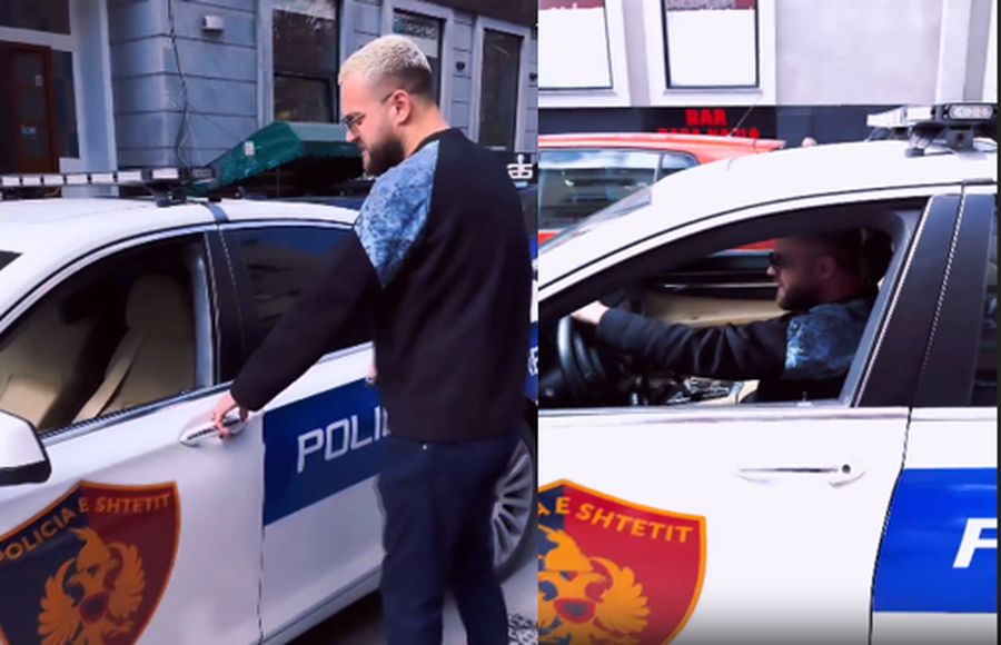 “ISHE PAK SHPEJT MË THANË”/ Luiz Ejlli në foto me policët: Mezi po prisja të vija tek ju