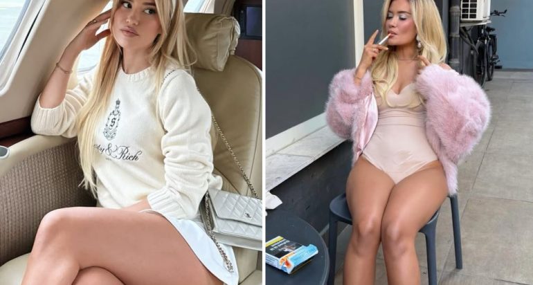 “SHIKONI FTYRËN DHE TRUPIN TIM…”/ Dea Michele “sfidon” temperaturat e ulta, influencerja magjeps ndjekësit me fotot hot
